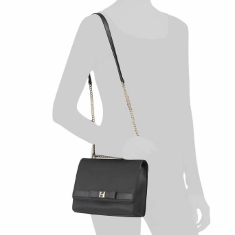 BNWT Nine West Black Messhal Crossbody Bag Convertible Shoulder Bag